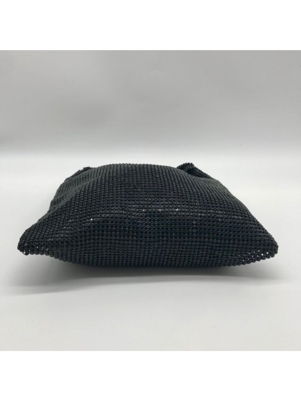 Aqua Black Rhinestone Mesh Tote Bag - Picture 5 of 11